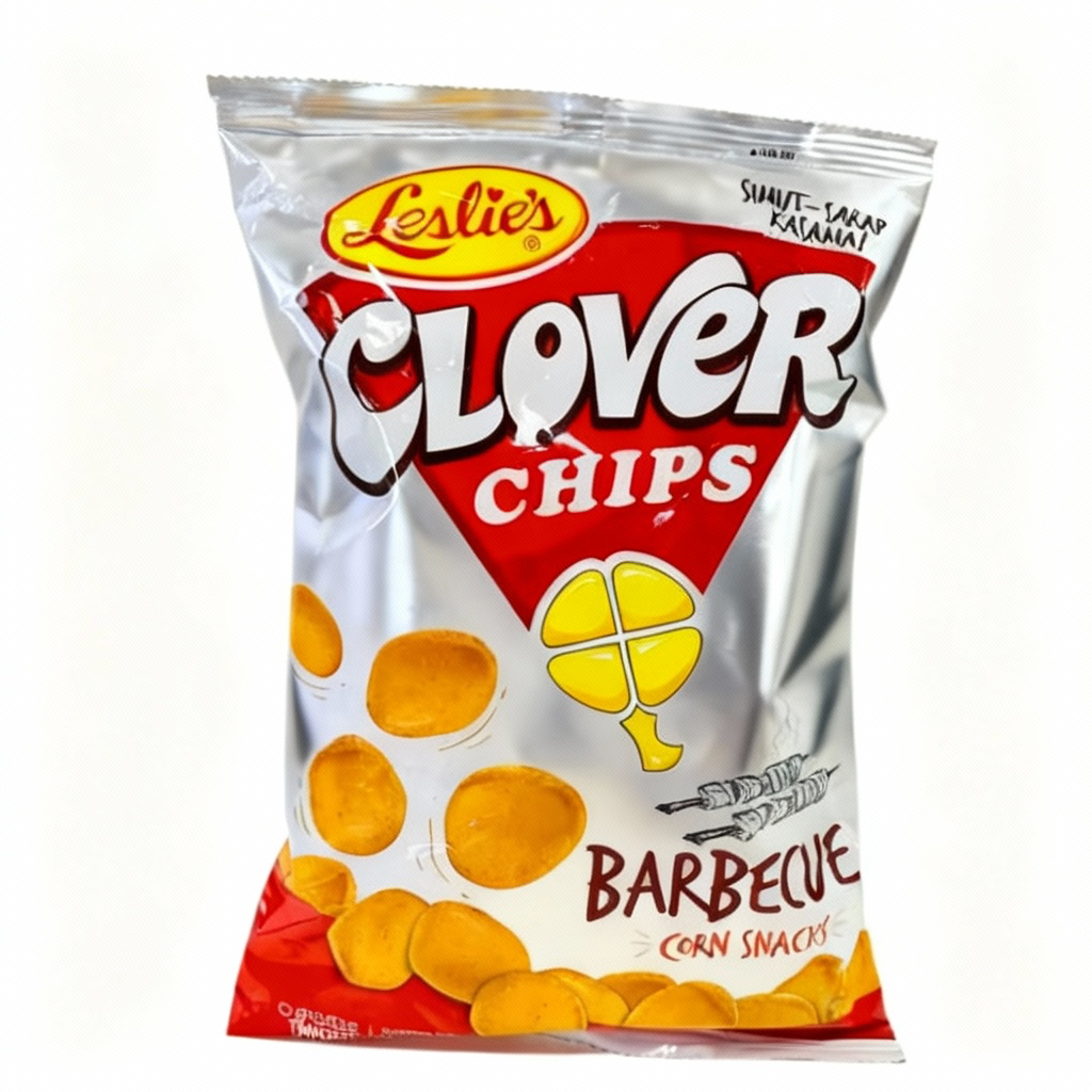 Leslie Clover Chips Barbeque Corn Snacks 145g